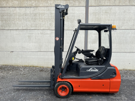 Linde E18C-02 (179) heftruck elektrisch full free TRIPLEX